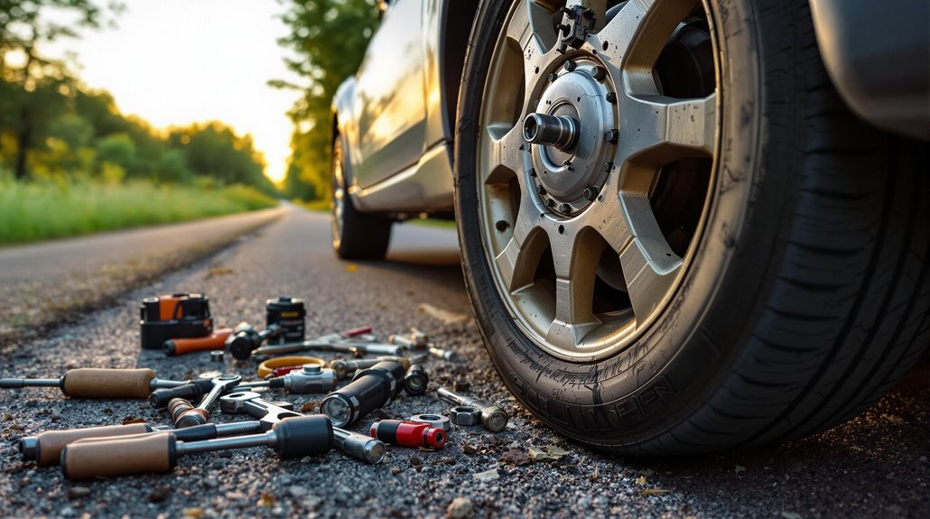 removing stripped lug nuts